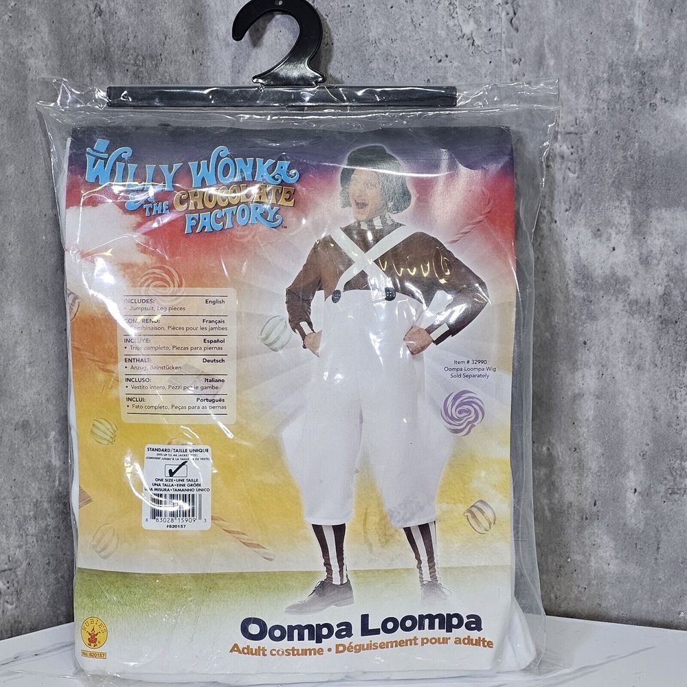 Charlie & the Chocolate Factory Oompa Loompa Deluxe Costume Adult Standard OS